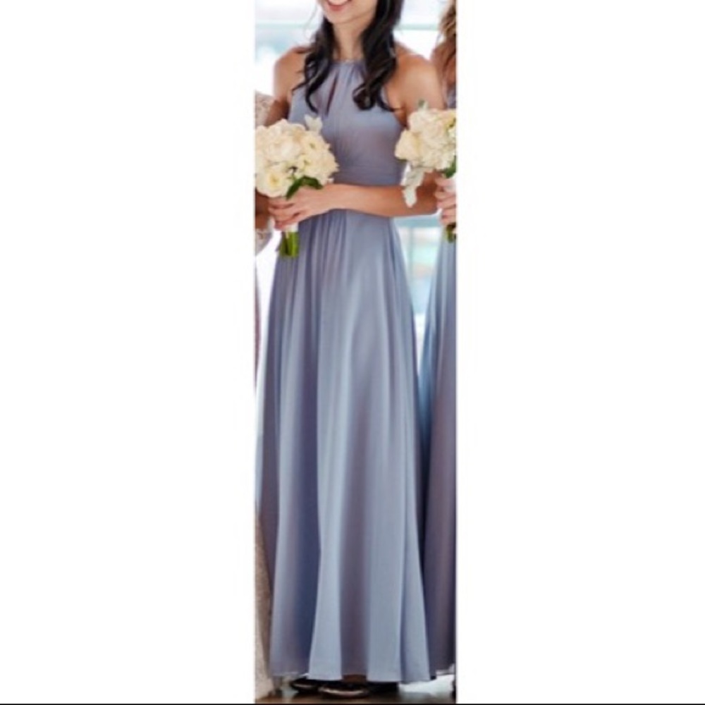 AZAZIE BONNIE- bridesmaid dress in Dusty Blue